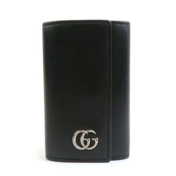 GUCCI Accessories - GUCCI Key Case Leather Black Men's Women's 435305 56107a